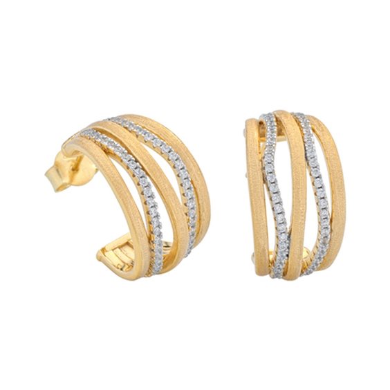 Pendientes Marcello Pane Mujer ANDROMEDA in Plata Zircone ORCH 023 - ORCH 023